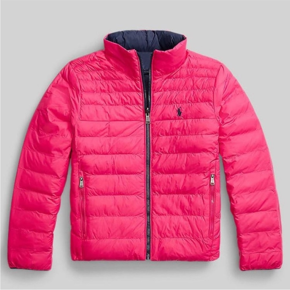 New Polo Ralph Lauren Big Girls Reversible Jacket size 14-16